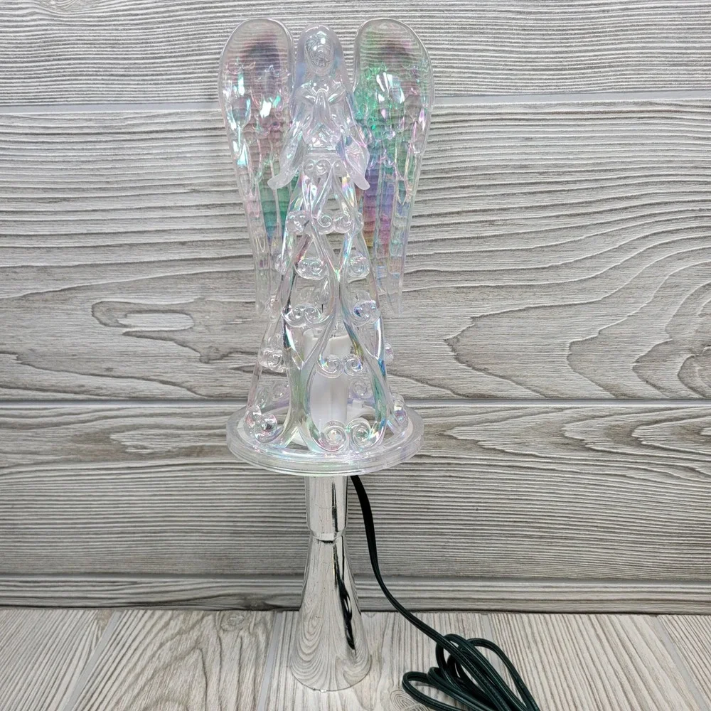 NOMA‎ Expressions Angel Tree Topper Iridescent Holiday Christmas Decor Vtg